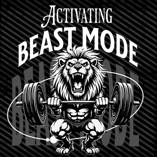 Activating beast mode- Unisex Cotton T-shirt