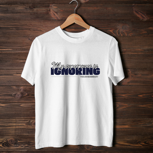 My superpower- Unisex Cotton T-shirt