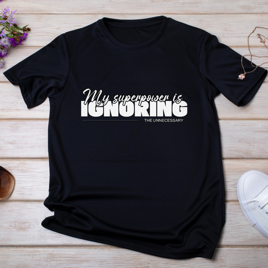 My superpower- Unisex Cotton T-shirt