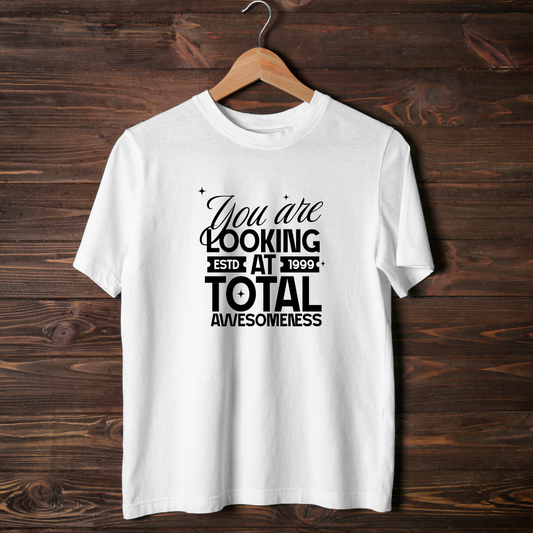 Total awesomeness- Unisex Cotton T-shirt