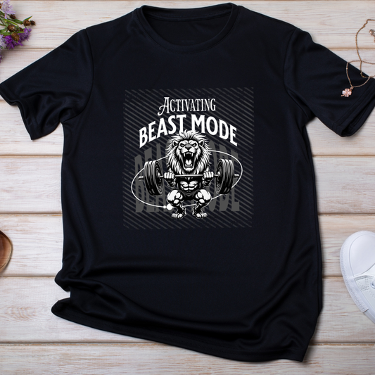 Activating beast mode- Unisex Cotton T-shirt